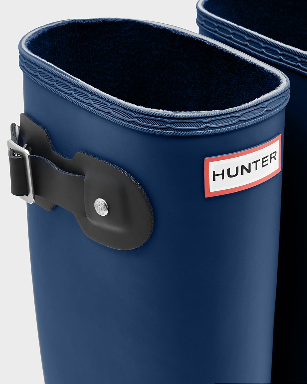 Galochas Altas Hunter Feminina Azul Marinho - Original Tour Foldable - 72SHDPLTJ